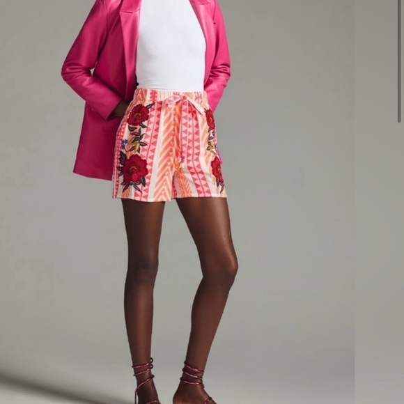 Farm Rio Printed Drawstring Shorts - Picture 2 of 8